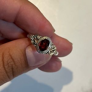 Sterling Silver Gemstone Ring